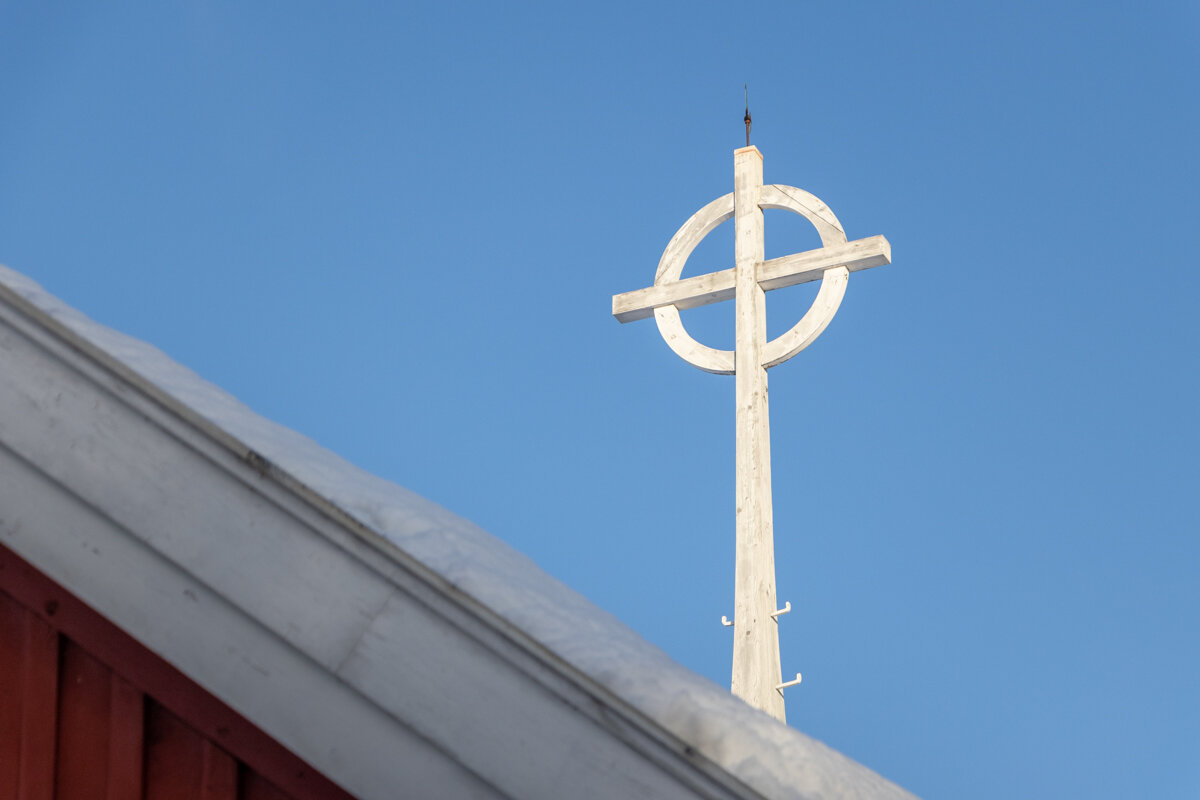 Croix de l'église de Jukkasjarvi