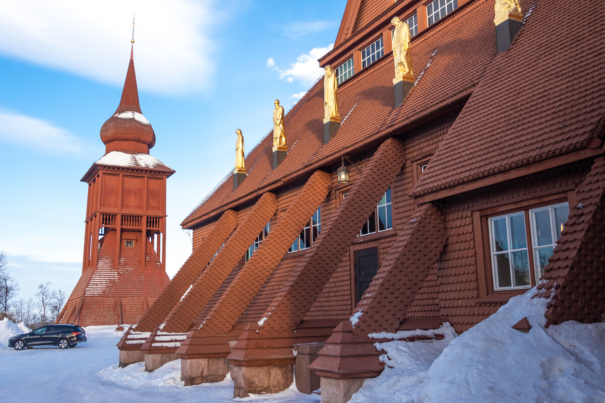 Eglise de Kiruna et son clocher