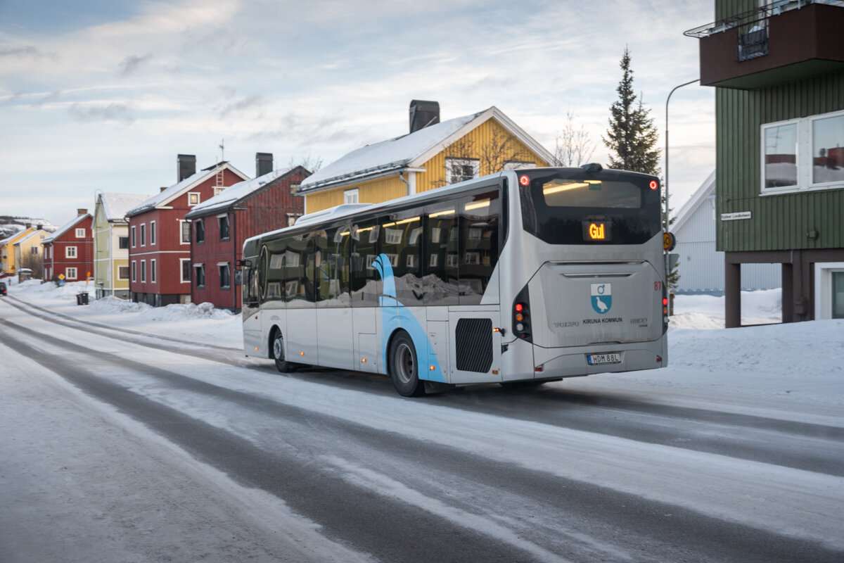 Bus à Kiruna