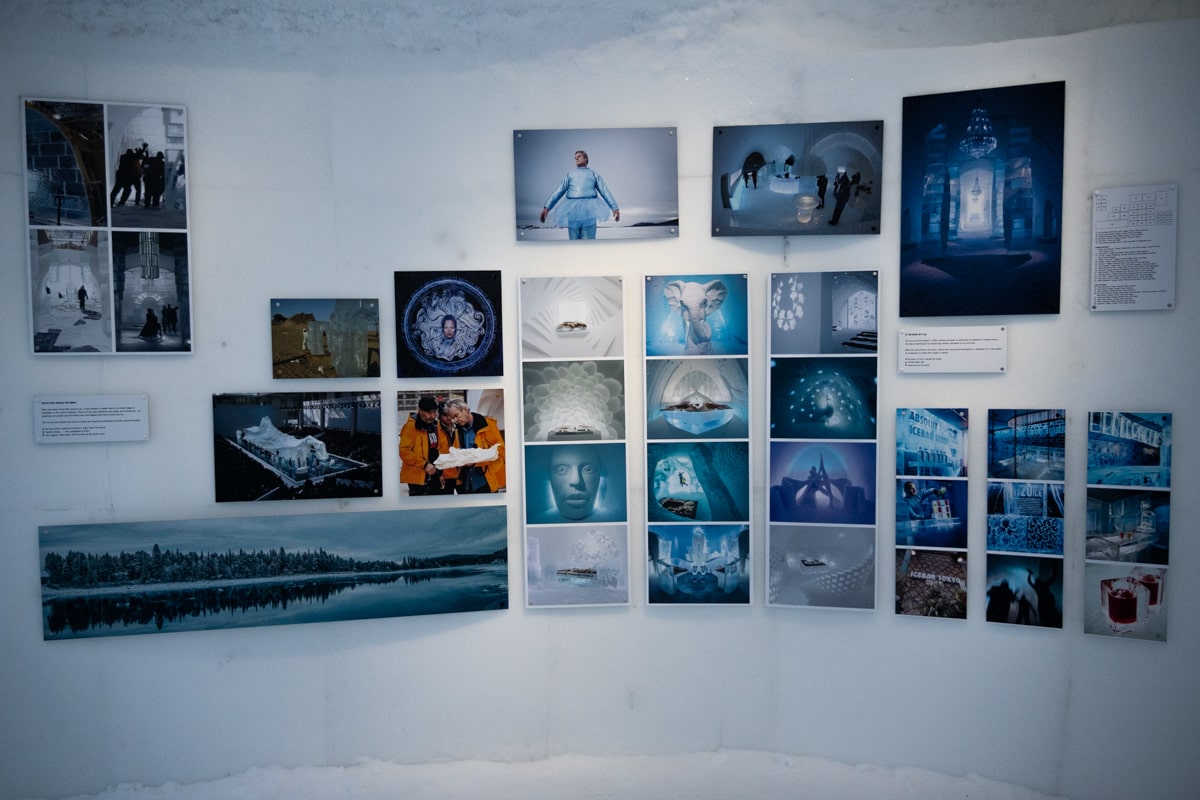 ice hotel exposition photos